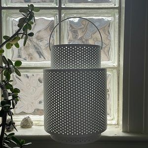 Beautiful hanging lantern with scattered light